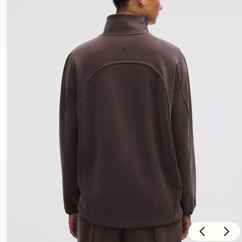 Lululemon Softstreme Long Half Zip Sequoia Pullover Size M - Picture 3 of 15